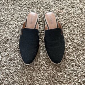 Black Women's Slip on Mules